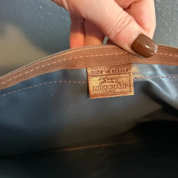 Vintage Longchamp Le Foulenne Tan Leather Attache Briefcase - Picture 11 of 15